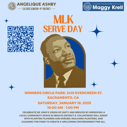 Flyer for MLK Serve Day Event. 